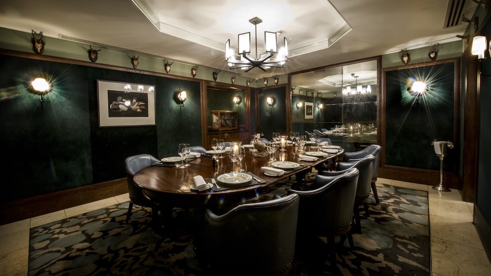 private dining at Corrigan's Mayfair