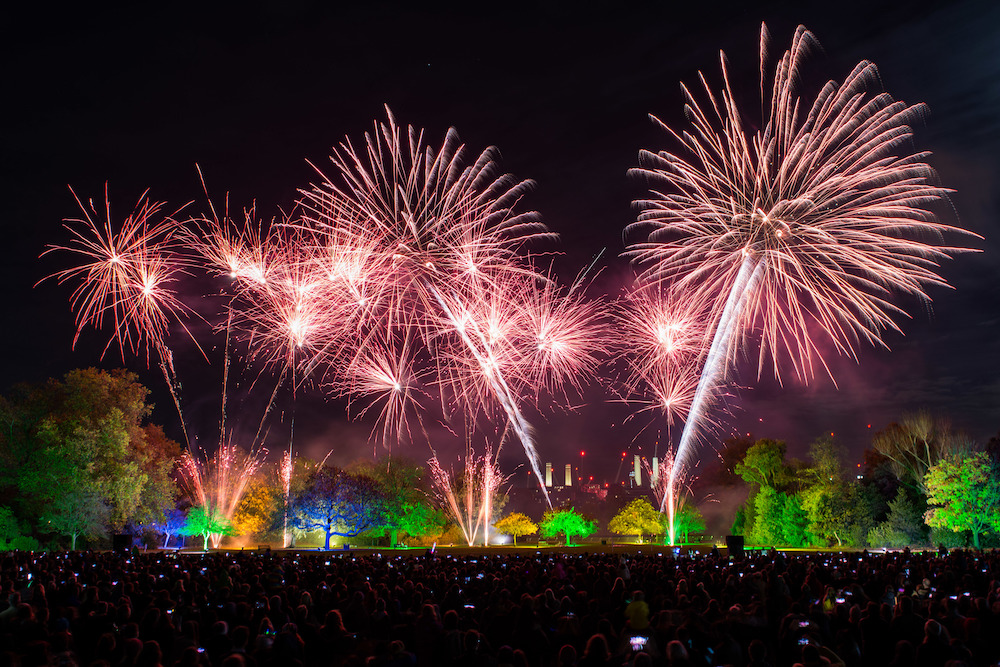 Battersea park fireworks