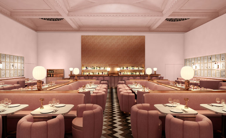 A new vision for Londons Sketch restaurant  Mix Interiors