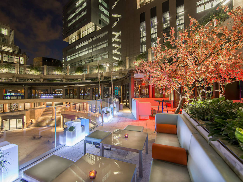 Yauatcha City, one of the best outdoor restaurants in London